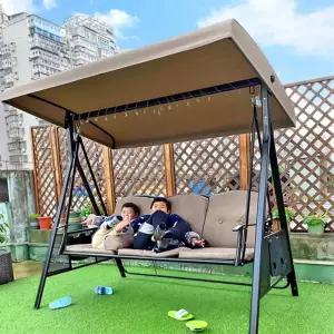 3인 스윙체어 야외 발코니 벤치 베란다 파나마 흔들의자