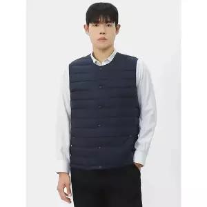 [하프클럽/빌리버스]빌리버스 남자 겨울 버튼 멀티 다운라이크 초경량 이너 조끼패딩 WS205