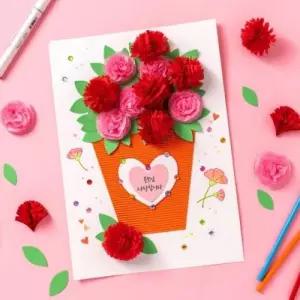 종이 카네이션 액자 만들기