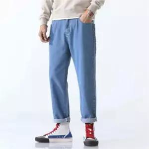 2컬러 캐주얼 배기바지 청바지 진 남자 데님 배기핏