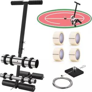 가드피쉬 코트 라인 테이프 머신 농구 스트라이핑 플레이 필드 마크 주차장 진입로 작업장용 조절 가능한