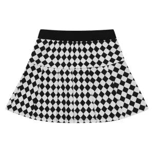 [에꼴리에] 여아 아가일 자카드 플리츠 스커트 23C5752_BK