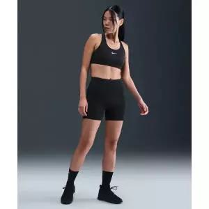 NIKE 나이키 유니버사 하이웨이스트 5인치 노 프론트 심 바이커 쇼츠 W 블랙 앤트러사이트 다크 스모크 그