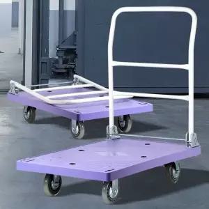 L카 대형구르마 짐캐리어 퍼플사각대차국산인라인대