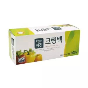 위생백 비닐 300x450mm 300매입 비닐팩 봉지 주방용품 잡화 크린 일회용 뽑아쓰는 봉투