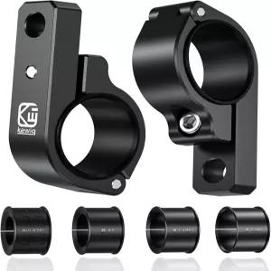 VAZESWIN 2 PCS 라이트 바 마운트 알루미늄 합금 LED 마운팅 브래킷 오토바이 ATV UTV 트럭용 견고한 롤