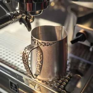 VanseerBarista 304 스테인리스 라떼아트 밀크스팀 피쳐 바리스타 우유 저그