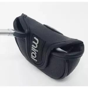 미라이 말렛형 블랙 반달 퍼터커버 골프헤드커버