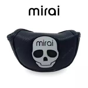 미라이 말렛형 블랙 반달 퍼터커버