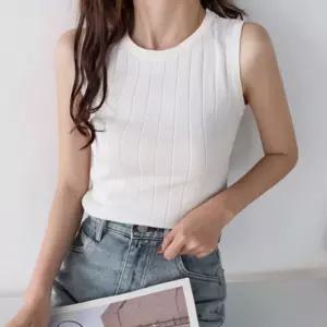 여름 기본 박스티 나시티 여자 이너 민소매