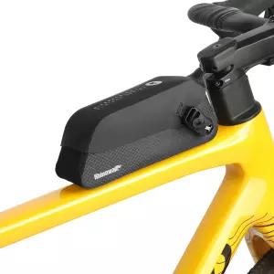 라인워크 바이크 탑 튜브 백 0.6L 프레임 마그네틱 플랩이 있는 완전 방수 및 안정적인 산악 도로 자전거