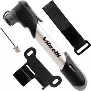 비브렐리 미니 자전거 펌프 - 프레스타 슈레이더 도로 및 MTB용 120 PSI 타이어 밸브 교체 필요 없음