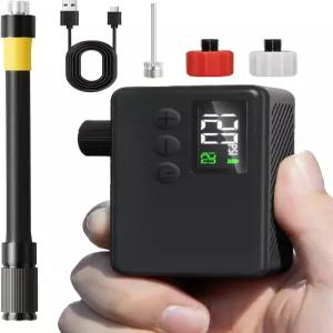 GPUTEK 미니 자전거 타이어 에어 펌프 프레스타 및 슈레이더 밸브용 고속 팽창 휴대용 소형 전기 로드