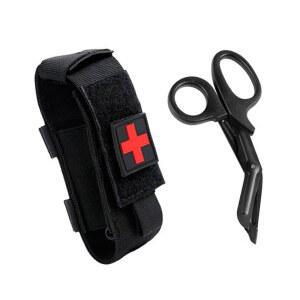 [미국배송] 시어 몰 지혈대 홀더 전술 TQ 외상 가위가 있는 파우치 업그레이드(지혈대 없음)