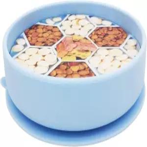 미스터 땅콩의 인터랙티브 슬로우 피드 개 볼 재미있는 식 블롯 스톱 피더(소형)