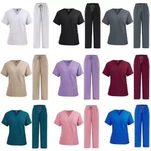 병원 간호사 유니폼 의상세트(상의 하의) 9종 교복 qyn7+2erb