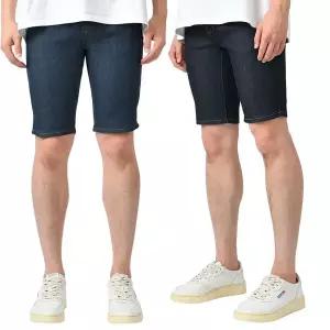 [하프클럽/핫코드]남자 스판 셀비지 생지 데님 5부 청반바지 2컬러 5152