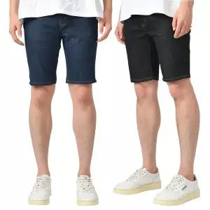 [하프클럽/핫코드]남자 스판 생지 데님 5부 청반바지 2컬러 4138