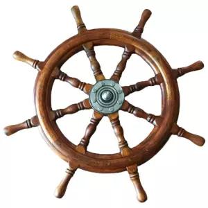 원목 선장 지중해 선박 낚시배 고무 핸들 고무보트 배 보트 카약 낚시 조타기 키 요트