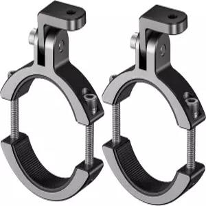 록텐워 2PCS LED 라이트 바 및 안개등 장착 브래킷 알루미늄 합금 오프로드 마운트 1.85-3 직경의 불