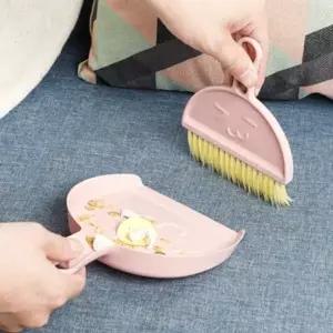미니 책상 빗자루 쓰레받기 세트 쓰레받이 지우개 가루 청소 컴퓨터 틈새 먼지청소_24994880