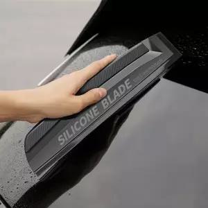 호환  비 스크래치 부드러운 실리콘 핸디 스퀴지 자동차 랩 도구 워터 윈도우 와이퍼 건조 블레이드 깨끗한