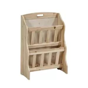 원목 잡지 신문 꽂이 진열대 매거진랙 전면 책장 매거진 거치대 선반 조립 조립식 인테리어