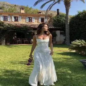 성인공주드레스 웨 공주 하이 드레스 할로윈 프린트 코스튬 스트랩 민소매 여성 스파게티 성인