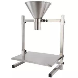 스텐 실리콘 대형 스테인리스 받침대 깔대기 소분기 활용 위생 조리 공업용 주방 깔때기 소분