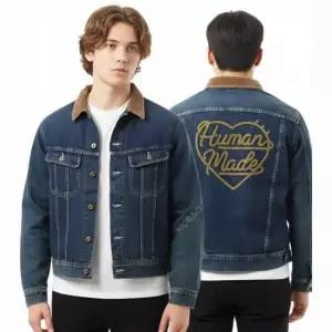 MUST IT_휴먼메이드 Blanket Lined Denim Work Jacket HM28JK010 INDIGO) 블랭킷 안감의 데님 워크 자켓)