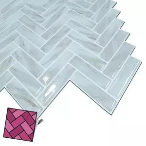 붙이는 타일 시트지 갈매기 벽돌 4T 402 스티커 접착식 벽스티커 데코