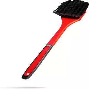 아담스 폴리싱 펜더 브러시 - 고무 처리된 전문가용 롱 핸들 세차