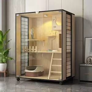 대형 고양이 화장실 삽 모래박스 점보 냄새방지