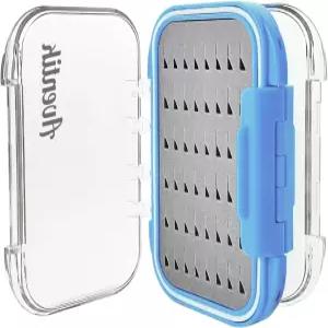 아벤틱 방수 클리어 플라이 박스 양면 플로팅 경량 낚시 케이스 대용량 그립 폼 님프 습식 드라이 루어