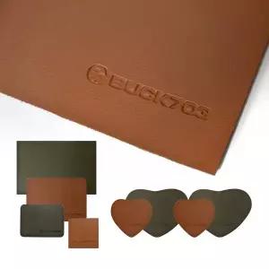 [하프클럽/벅703]창고대방출 가죽 식탁 테이블 식기받침대 중형 사각 하트 4P