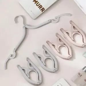 [SHG] 옷걸이 접이식 여행용 휴대용 속옷 티셔츠 슬립 캠핑용 플라스틱 출장 캠핑_24995526