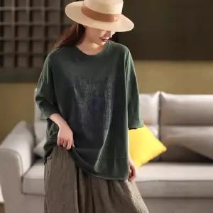 스파이더맨 면 캐주얼 봄 여성용 프린트 스크래치 맨투맨 반팔 상의 슬림핏 라운드넥 티셔츠 OPH2