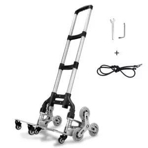 ( )접이식 계단 핸드 카트 대차 손수레 캠핑 구르마_24997449