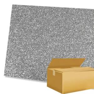 Box_대원 글리터접착-05(실버) 230X310mm (50장 1box)미술용지 펠트지 데코 학습용 교육용 만들기소품 만들