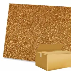 Box_대원 글리터접착-08(골드) 230X310mm (50장 1box)미술용지 펠트지 데코 학습용 교육용 만들기소품 만들