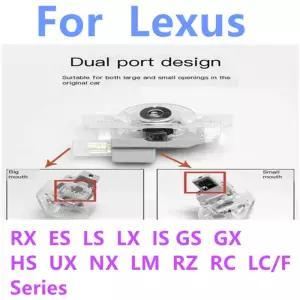 Lexus ES RX LS LX IS GS GX HS UX NX LM RZ RC LC/F 시리즈 전구 쇼 도구 액세서리 용 2X LED 자동차 도어