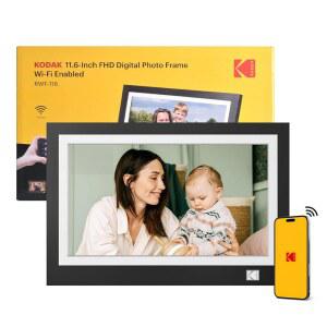 [미국배송] KODAK WIFI 디지털 액자 11.6인치 1366 * 768HD IPS 터치스크린 32GB 저장 공간 사진이나 동영상 공유가 용이한 설정 가족과 친구를 위한 최고의 선물