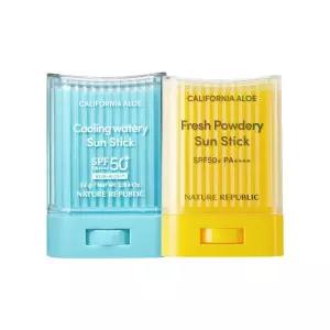 이지하우스 네이처리퍼블릭 1+1 캘리포니아 알로에 쿨링 수분 선스틱 + 보송 672538