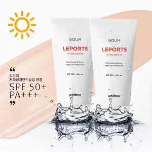 이지하우스 화이트리 고움 레포츠 선크림 60ml 2개 723768