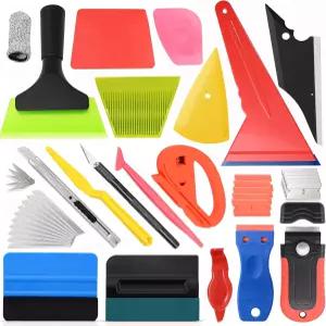 NEWISHTOOL 자동차 창문 틴트 도구 키트 비닐 랩 틴팅 차량 PPF 설치 필름 섕크 스퀴지