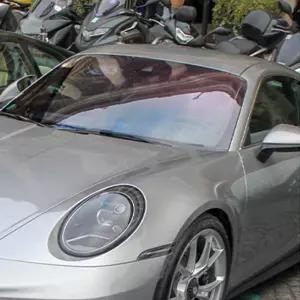 아우모홀 레드 블루 컬러풀 카멜레온 윈드실드 틴트 필름 79.7 VLT 카 전면 창문 태양광 보호 색상 변경