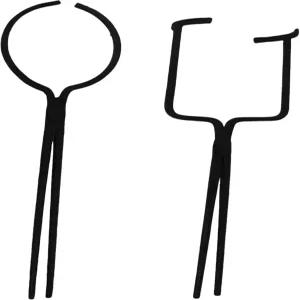 금속 용융용 25KG 도가니 집게 주물 주조 도구 붓기 및 들어 올리기 세트 - 턱 6.7인치 길이 25인치