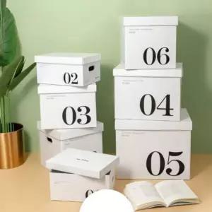 키밍 종이 정리함 상자 소품 수납함 다용도