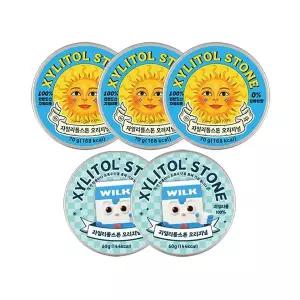 자일리톨스톤 자일리톨스톤 오리지널 70g x 3개+브레드이발소 오리지널 60g x 2개