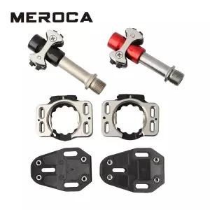 스포츠 자전거부품 초경량 티타늄 합금 도로 자전거 페달 3 베어링 자동 잠금 스피드 플레이 트랙 스프린트